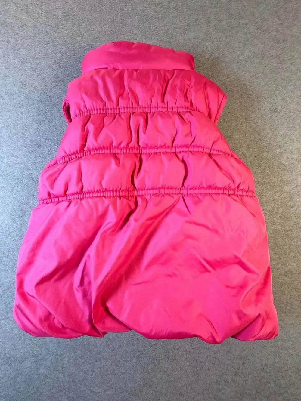 OshKosh B'gosh Puffer Vest Size 18M Hot Pink Fleece Lined